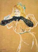  Henri  Toulouse-Lautrec Yvette Guilbert Germany oil painting artist